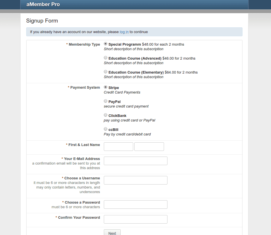 Payment Systems Integration